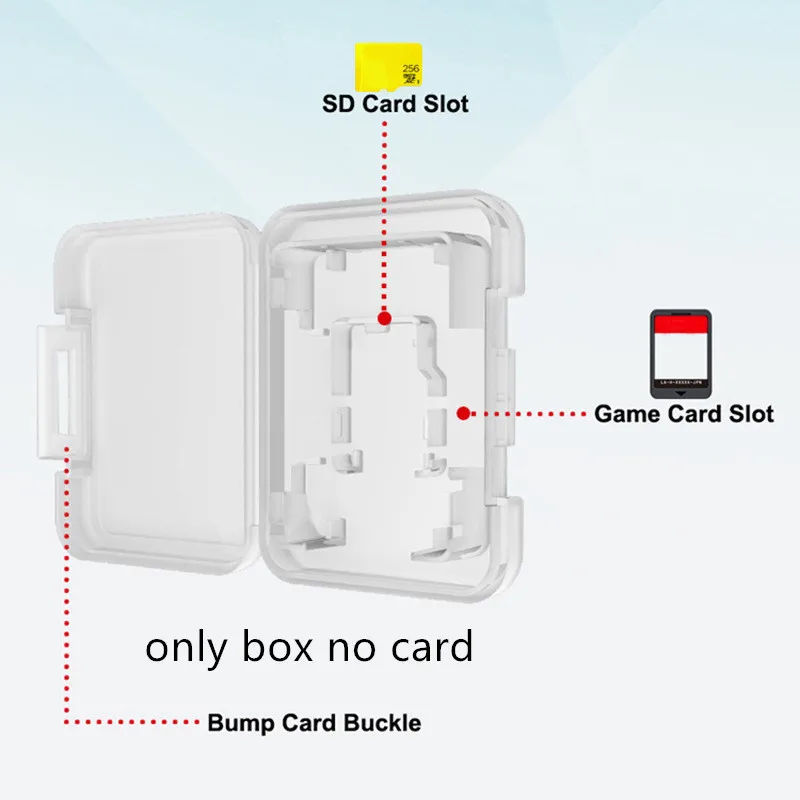 1Pc Portable Game Card Box Storage For Nintendo Switch Series Protective Cover effectively protect the game card being damaged