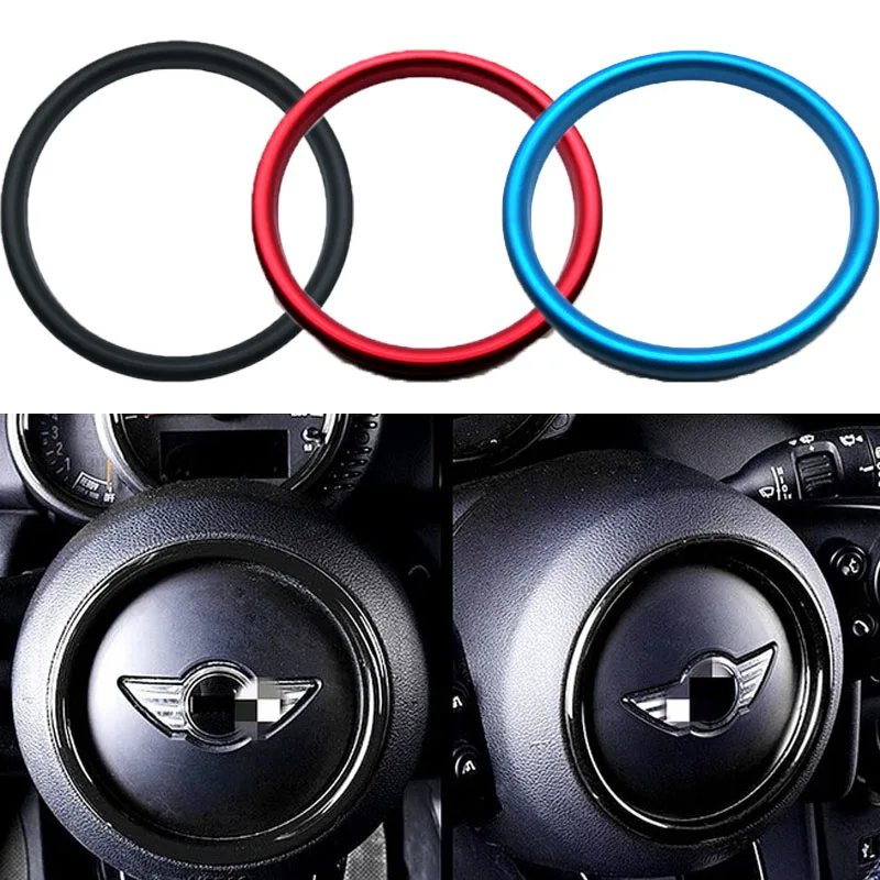 

Кольцо на руль подходит для BMW Mini F54/F55/F56/F57/F60, кольцо на руль из алюминиевого сплава, декоративные наклейки, аксессуары.