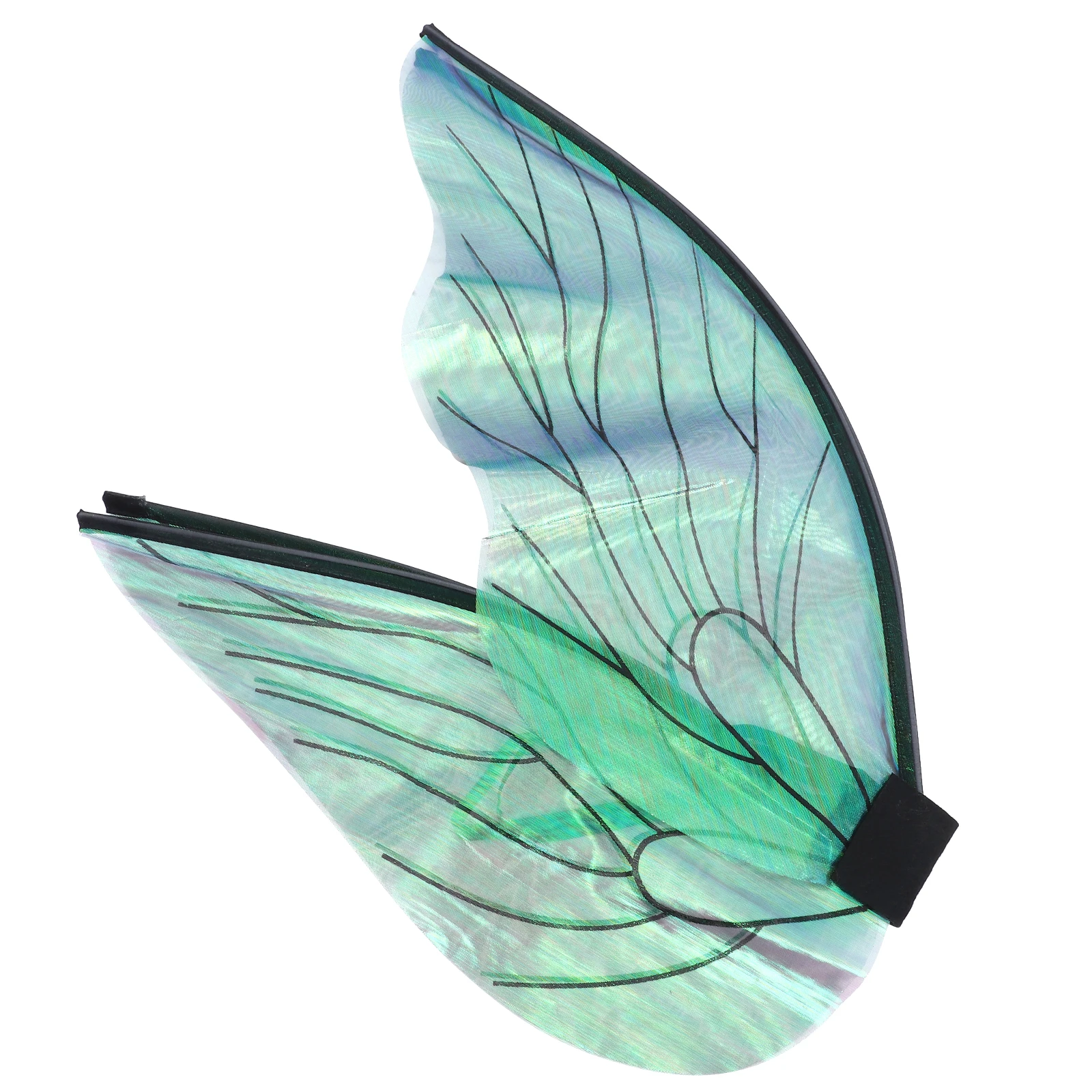 Fairy Wings Translucent Black Evil Butterfly Decoration for Halloween Festival Costume Props Unique Decorative Kid