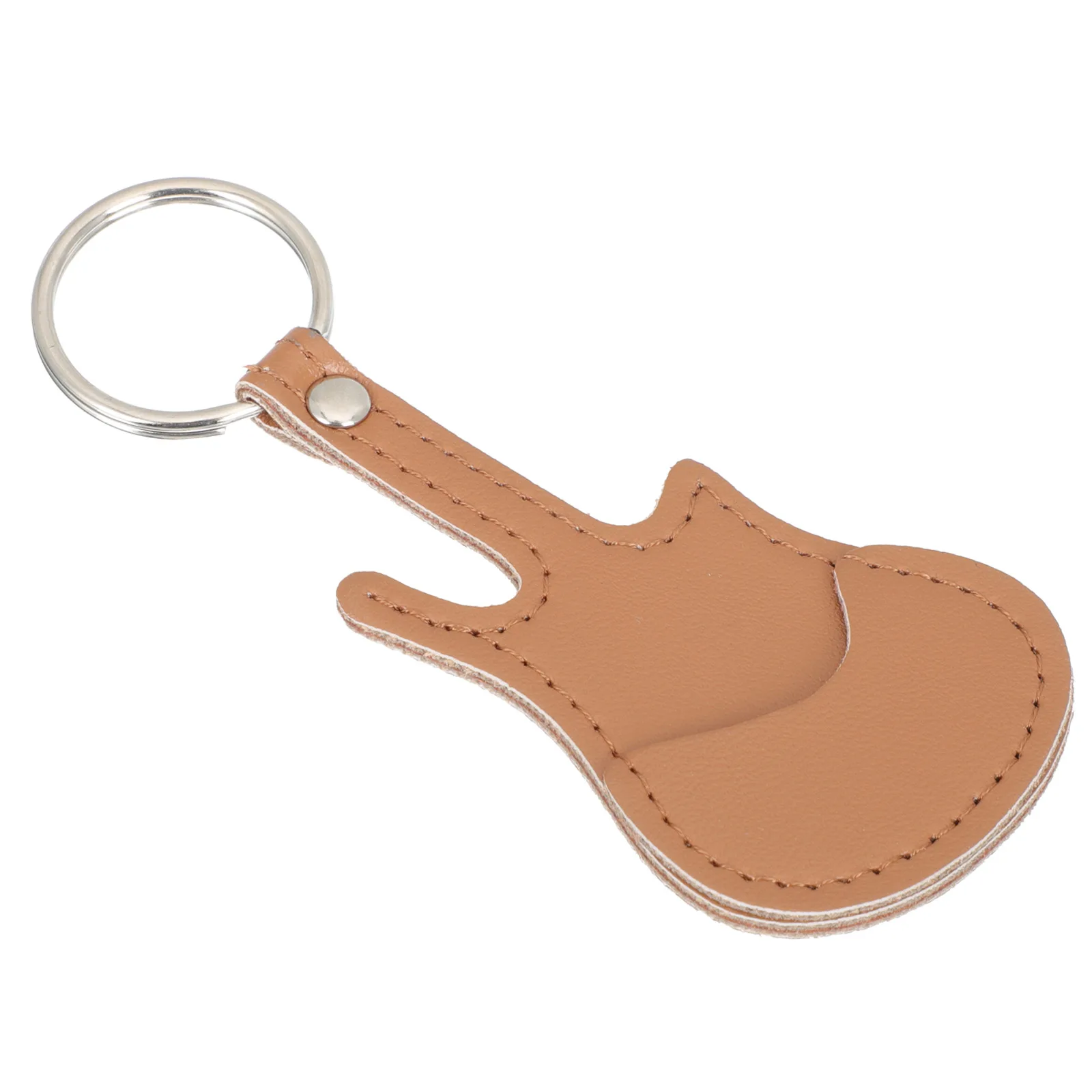 

Guitar Picks Case PU Material Storage ganizer Pouch Keychain Travel Accessories Plectrum Pick Carrying Bag Lightweight Durable