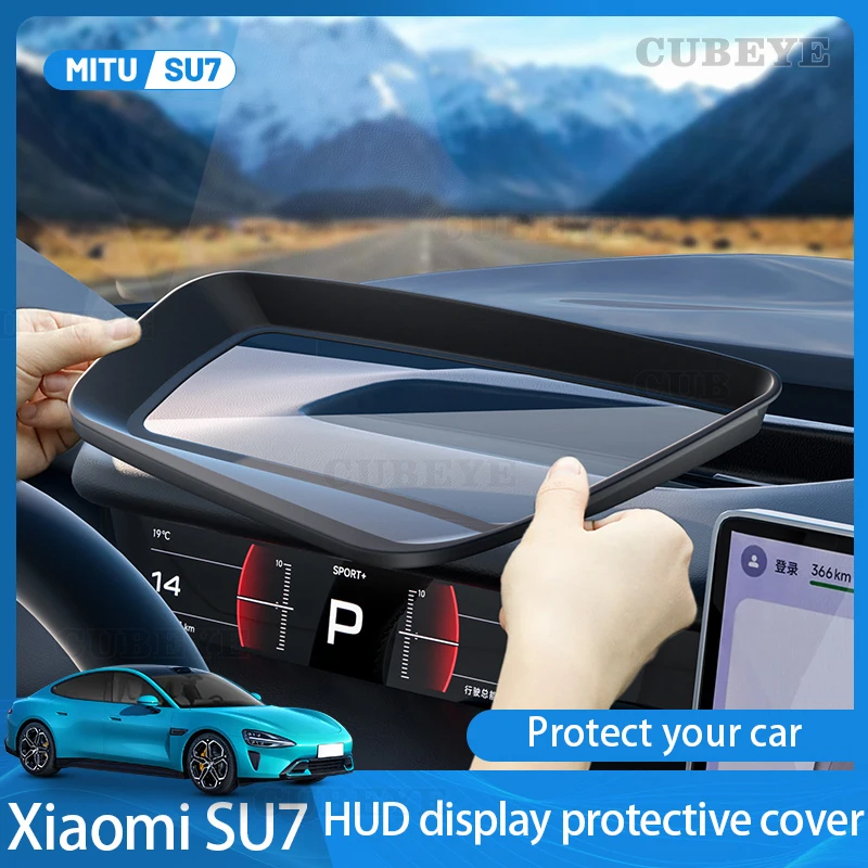 

For Xiaomi su7 HUD display protective cover, central instrument panel, dust cover, car interior accessories