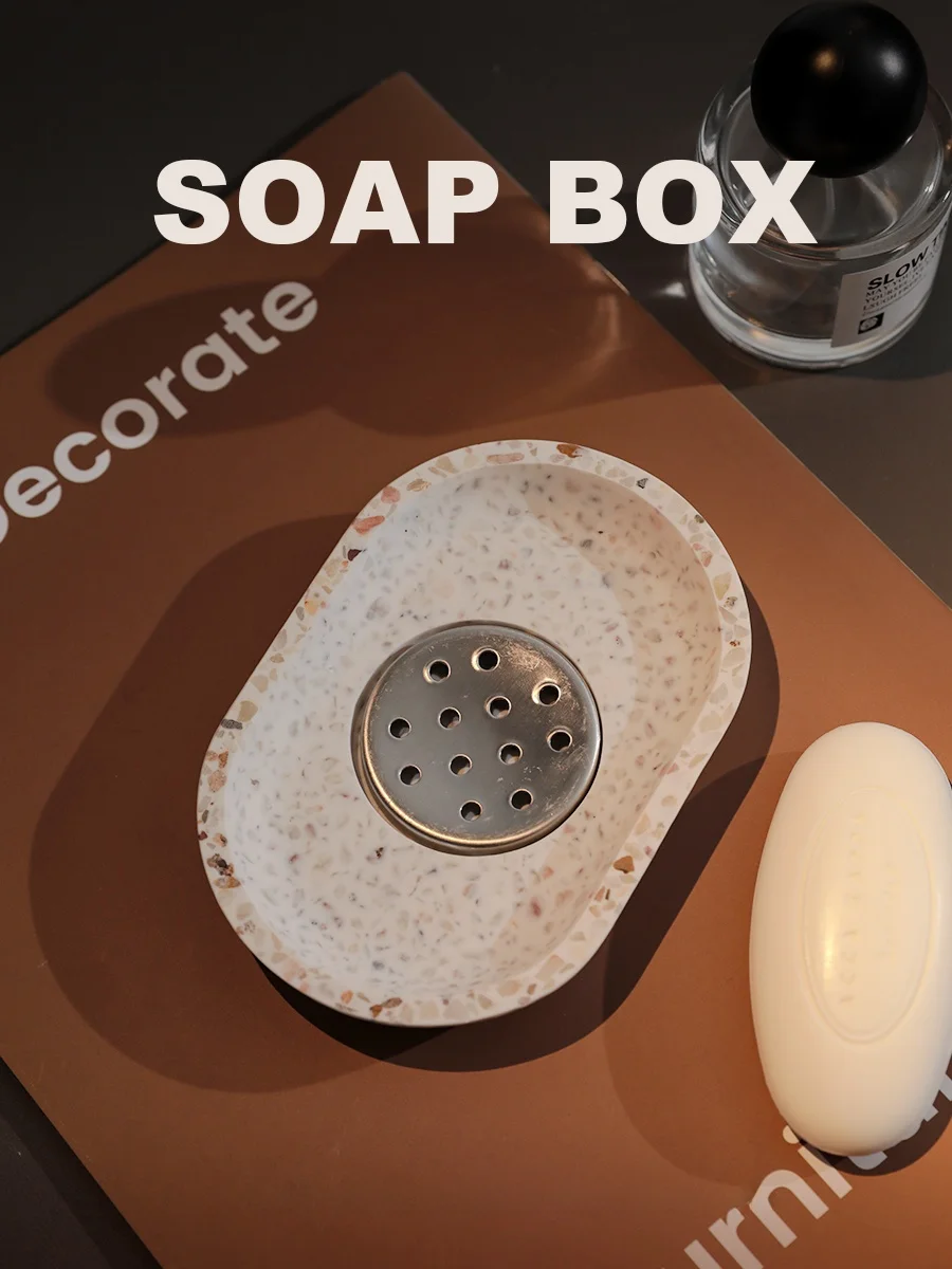 

Роскошное мыло Cerc Di Hotel Sle, дренажный поднос для мыла Batoom, декоративная мыльница, скандинавский Sle, чистый цвет, держатель для мыла