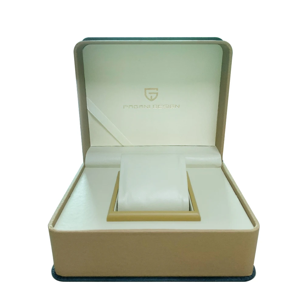 PAGANI DESIGN صندوق تغليف رائع لساعة جلدية فاخرة جديدة