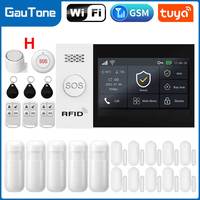 TUYA Smart Home Wifi GSM Alarm System for House Security Alarm Support Smart Life APP Control work with Alexa