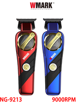 NG 9213 WMARK 9000 RPM Magnetic Motor Hair Trimmer for Men DLC T-Blade Zero Gapped Finishing Machine Professional Hair Clipper