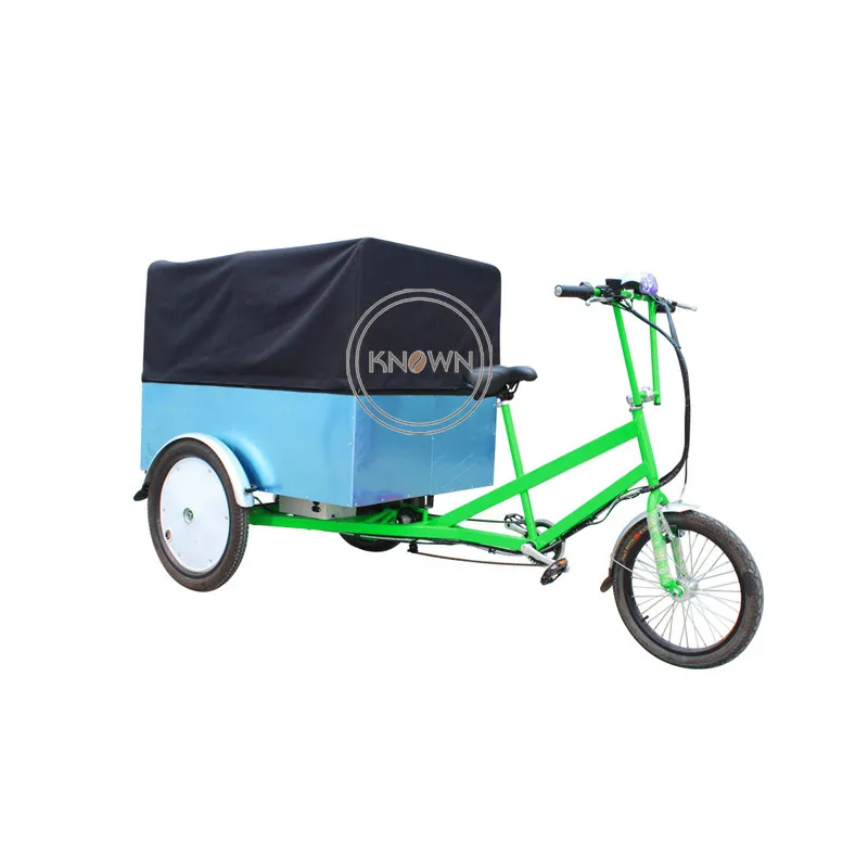 CE approved mobile outdoor cargo bike food cart tricycle bicycle