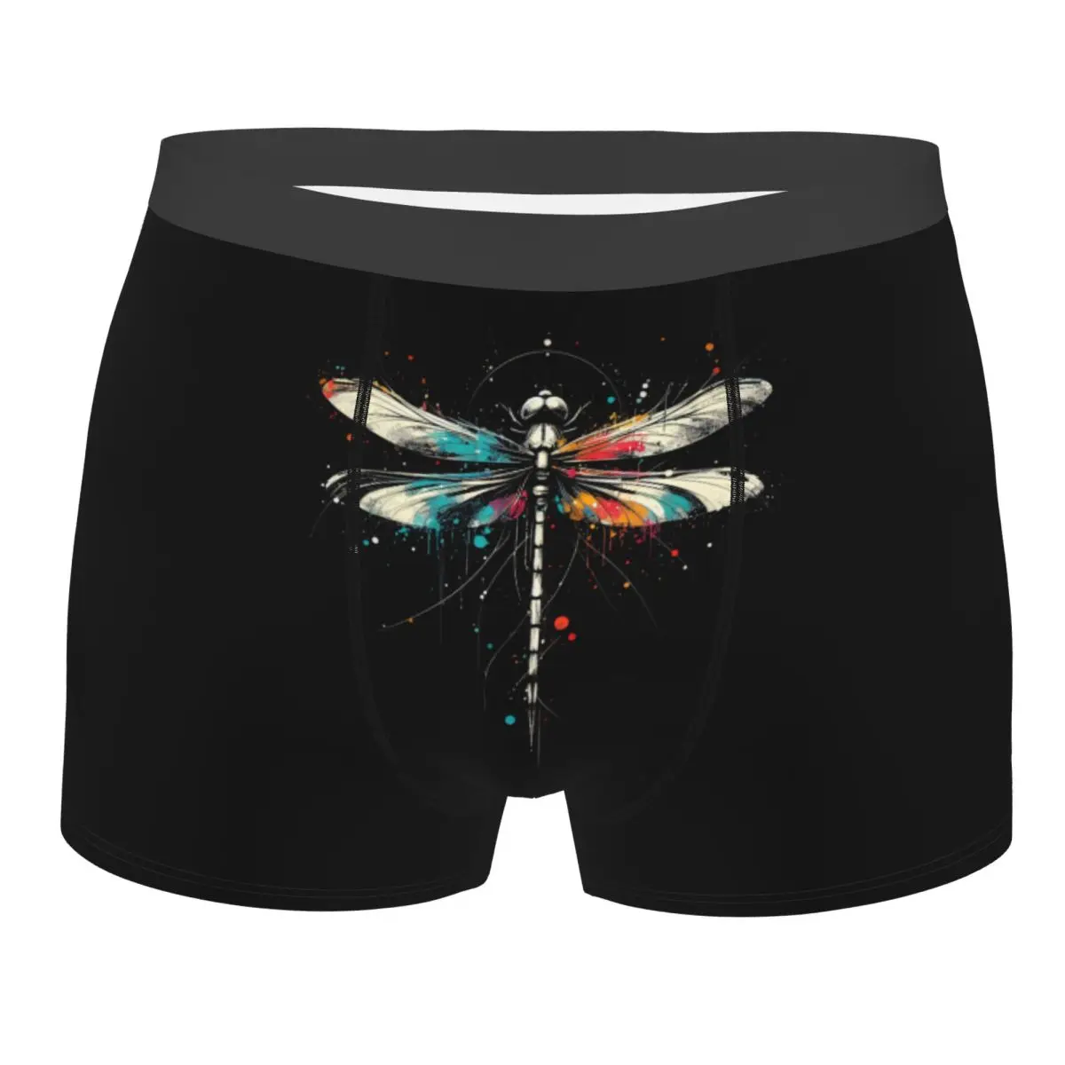 

Custom Novelty Dragonfly Boxers Shorts Panties Men's Underpants Breathable Briefs Underwear