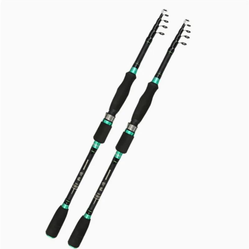 

Телескопическая удочка Сверхлегкая удочка для спиннинга/кастинговой удочки Материал из углеродного волокна 1,8-2,7 м Снасти для удочки