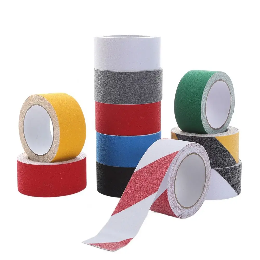 1Roll 5M Frosted Anti-slip Safety Tape Indoor Outdoor Stairs Grip Warning Tape High Traction Waterproof Floor Steps Tape