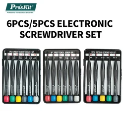 PRO'SKIT 6PCS ELECTRONIC SCREWDRIVER SET 8PK-2061 8PK-2062 8PK-2063