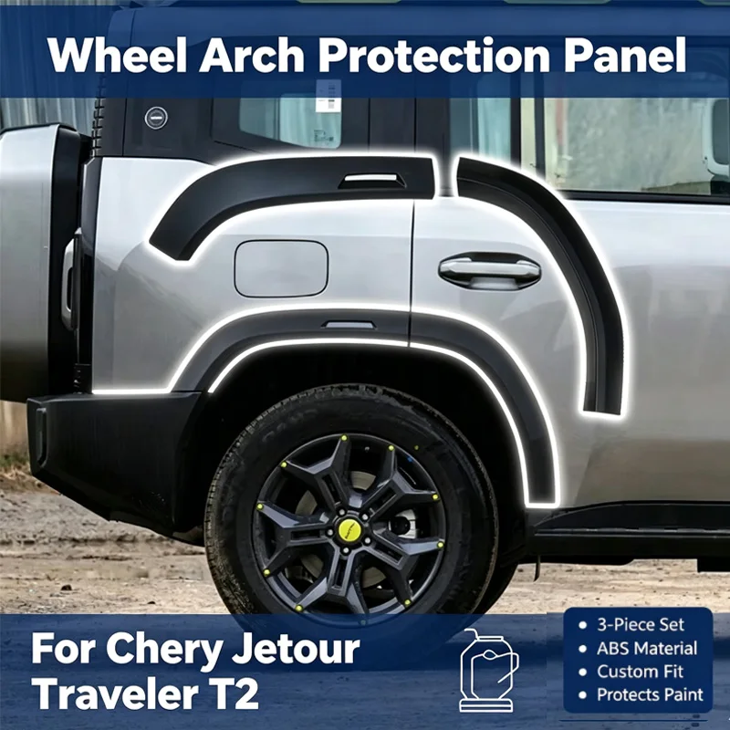Front Rear Wheel Arch Trim Fender For Chery Jetour Traveller T2 Wheel Fender Wheel Arch Tire Trim Strip