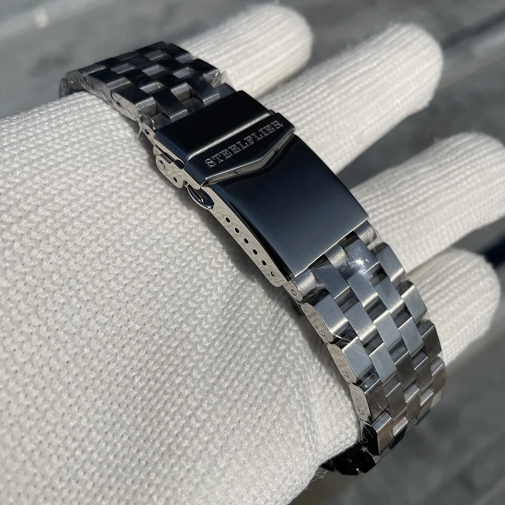 STEELFLIER Offizielle SF752 Mode Mechanische Armbanduhr NH35 Uhrwerk Super BGW9 Leuchtende 20Bar Wasserdichte Luxus Taucheruhren – Detail 13