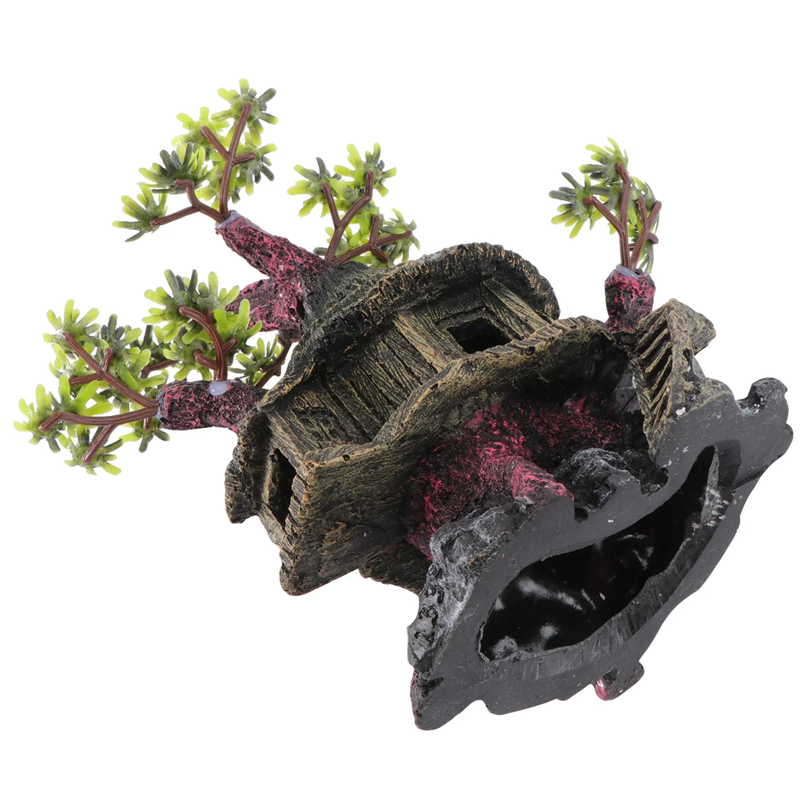 

1Pcs Fish Tank Decoration Resin Ornament Aquarium House Shape Durable Artificial Natural Landscape Aquarium Decor