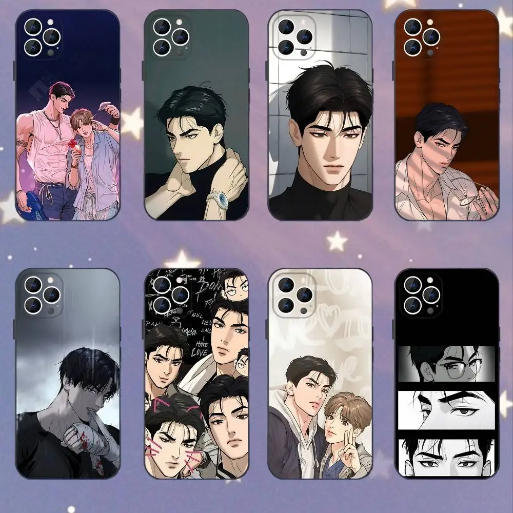 

J-Joo Jaekyung Phone Case For iPhone 17,16,15,14,13,12,11,Pro,XS,Max,XR,Plus,E,SE4,Mini Black Soft Cover