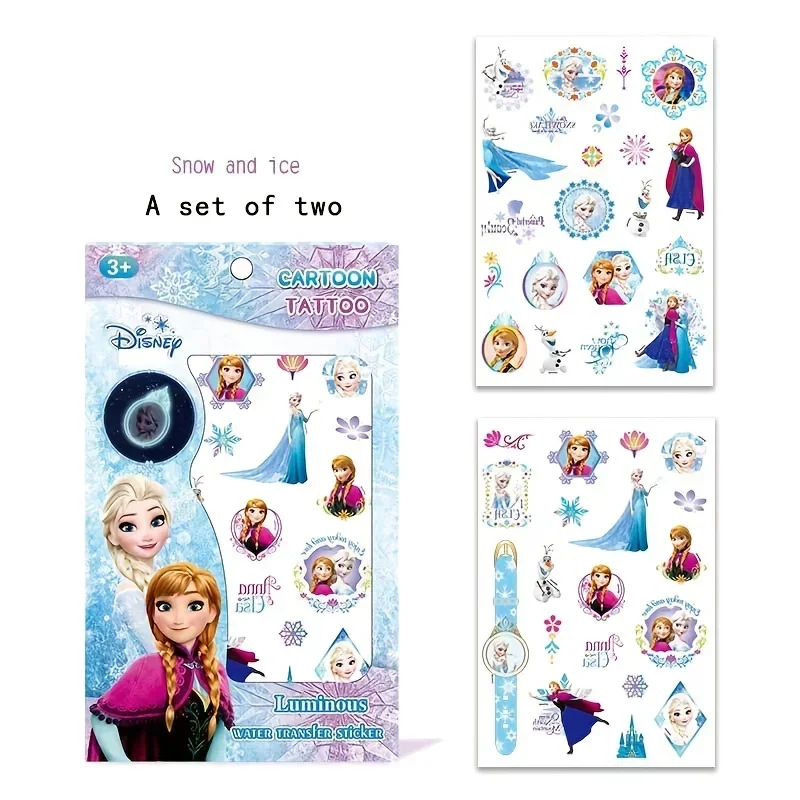 2 sheets per set Disney stickers, including Frozen Elsa, Mickey Mouse, Cars, cartoon and animal stickers