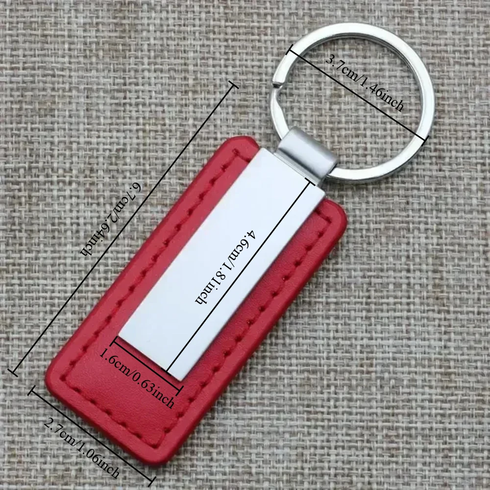 10pcs Wholesale Metal Stainless Steel Car Moto Keychain Keyring Custom Name Laser Engraving Logo Key Chain Ring High-end Gift