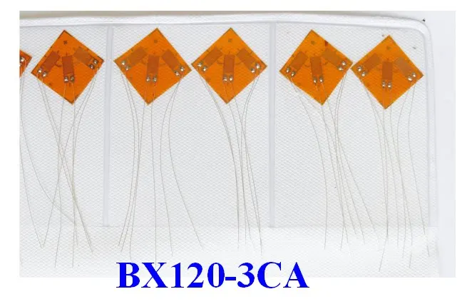 10pcs Foil Resistance Strain Gauge/three-way Strain Rosette/normal Temperature Strain Gauge BX120-3CA