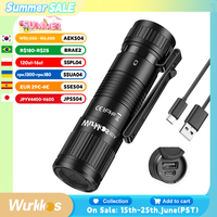 Wurkkos H1A Flashlight Charger IP68 Waterproof Portable Power Bank with Clip Power Indicator for Outdoor Emergency (Not a Torch)