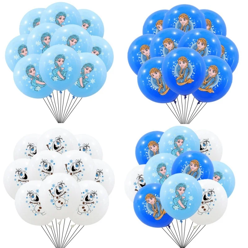 

10/30pcs Frozen Balloons 12inch Girls Birthday Party Decor Globlos Kids Birthday Toy Gift Anna Elsa Ballon Baby Shower