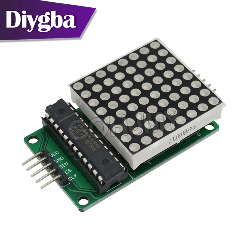 MAX7219 Dot Matrix Led Module MCU Led Display Control Module for Arduino 5V Interface Module Output Input Common Cathode 8x8