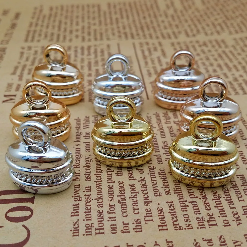 100 pièces, accessoires pour la fabrication de bijoux, idéal pour les loisirs créatifs : embouts pour perles, fleurs, décorations d’Halloween, de Noël et du Nouvel An, embouts de finition pour perles, embouts métalliques, embouts à franges.