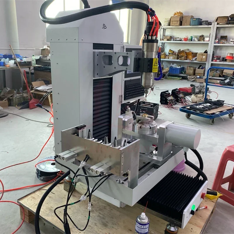 Stahlstruktur Metall 5-Achsen 2,2 kW CNC-Fräser 3040 Option ATC-System XYZAC Gravierfräsmaschine mit geschlossenem Regelkreis oder Servomotor