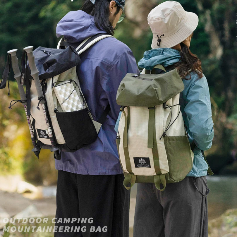 

Водонепроницаемый походный рюкзак X-PAC 30 л для мужчин и женщин - легкий рюкзак большой вместимости для путешествий на открытом воздухе, около 600 г