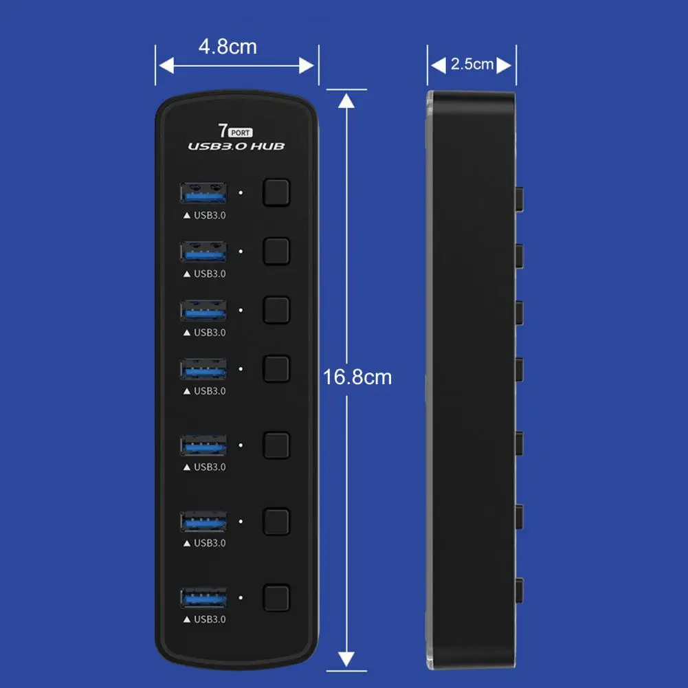 USB Hub Adapter  Compact High-performance USB Docking Station  Universal USB Laptop Docking Station