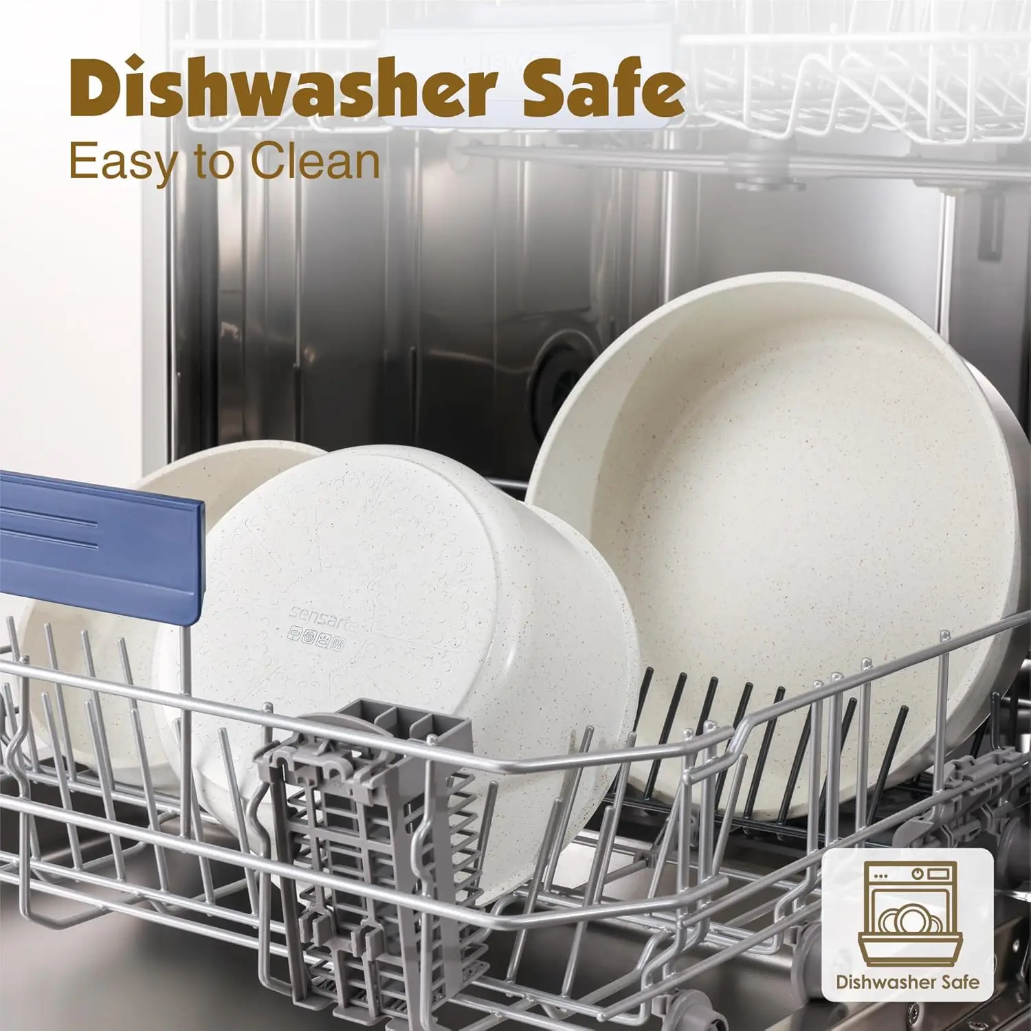 24 Piece Pots and Pans Set, Nonstick Detachable Handle Cookware, Induction Kitchen Cookware Set with Removable Handle