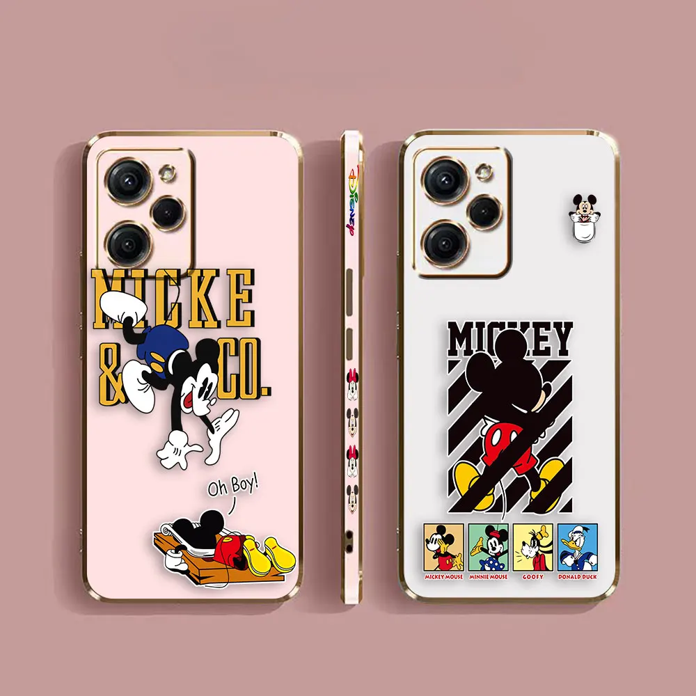 

Cartoon Mickey Mouse Cover Smooth E-TPU Phone Case Redmi NOTE 7 8 9 9S 9T 10 11 11S 12 12S 11T 10T 10S PRO PLUS 4G 5G Case Funda