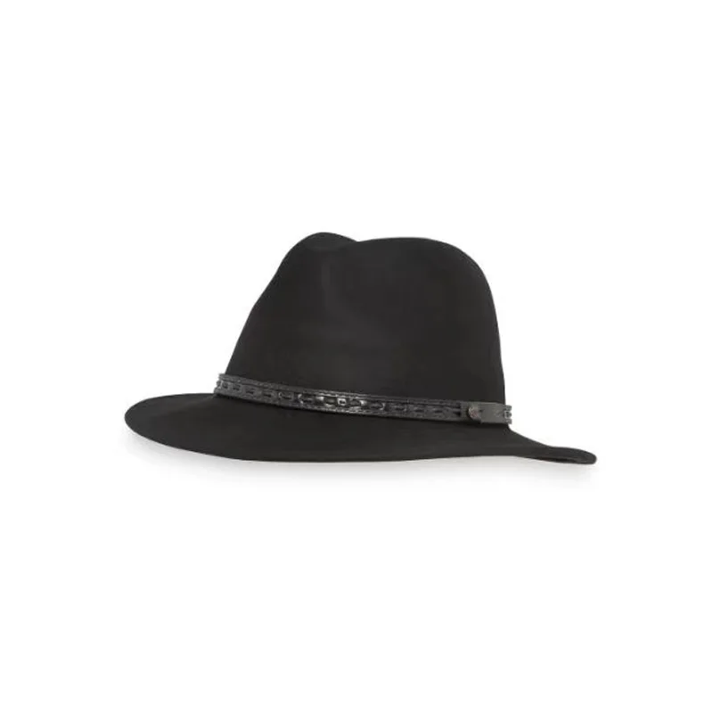 

Autumn and Winter European and American Jazz Hat with Belt Decoration Wool Fedora Felt Hat