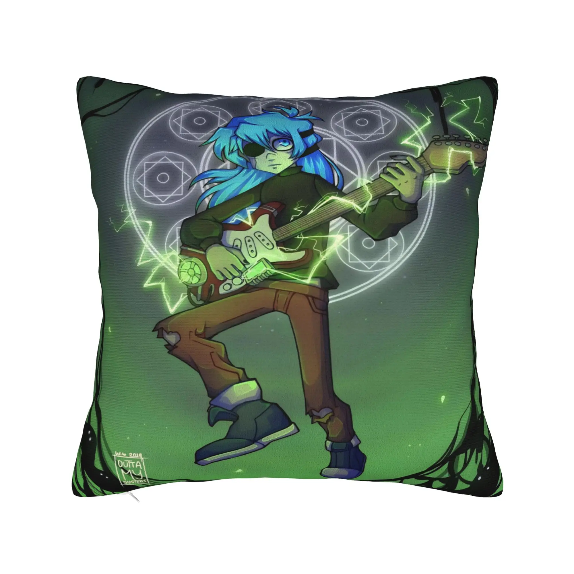  Sally Face Sal Fisher Indie Pillowcase Merchandise Soft Cushion Cover  Pillow Covers Seater Decoration Zipper Multi-Size