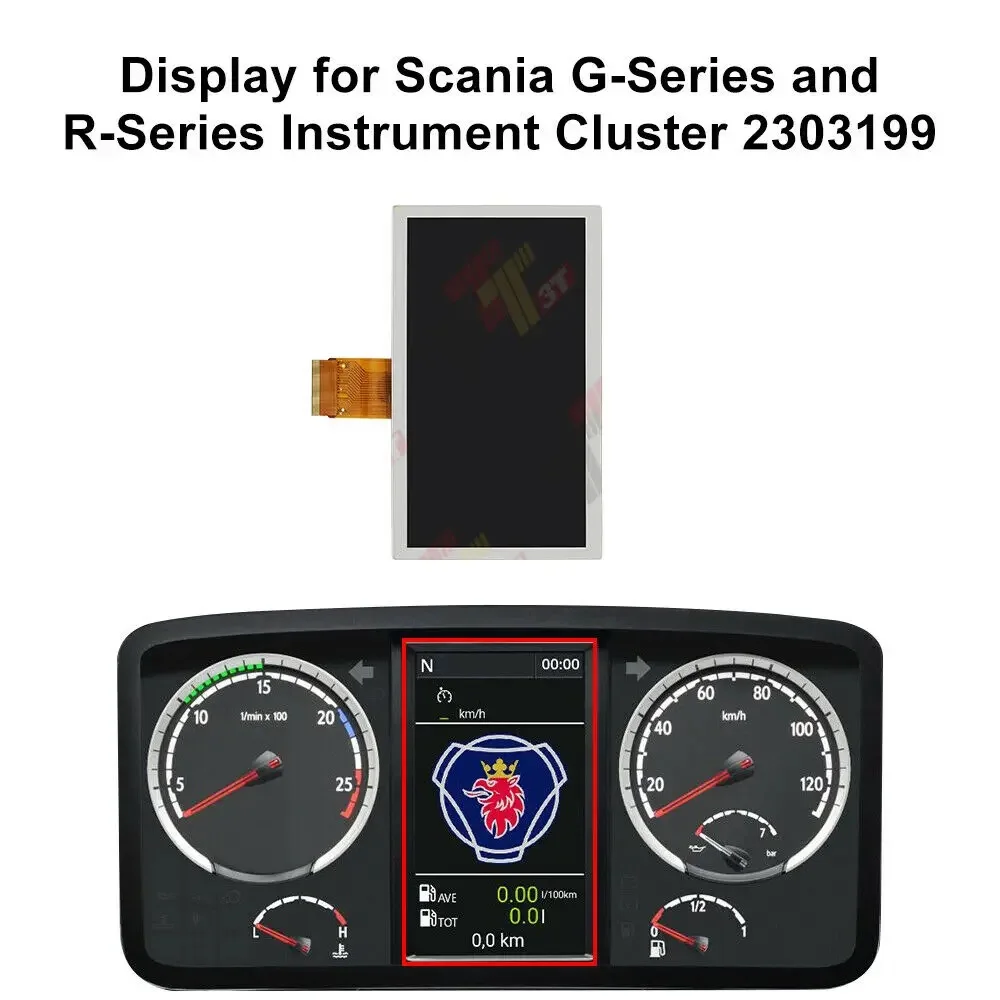 

Dashboard LCD Display for Scania G Series and R Series Instrument Cluster 2303199