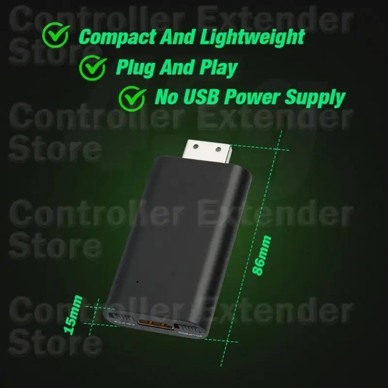 N84B 16: 9/4: 3 Exchange RGBS VGA إلى HDTV محول ألعاب الألعاب