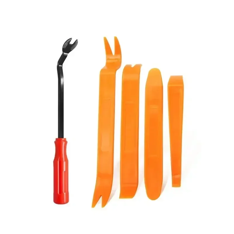 Car Door Cleat Trim Removal Tool Kit Navigation Blade Removal Plastic Auto Interior Seesaw Yellow Conversion Repairing Tool