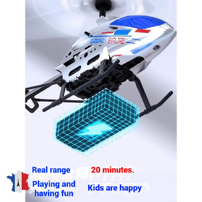 Elicottero telecomandato Rc Mini materiale resistente alle cadute Giocattolo telecomandato Studente della scuola primaria Modello di aereo Regalo di ricarica