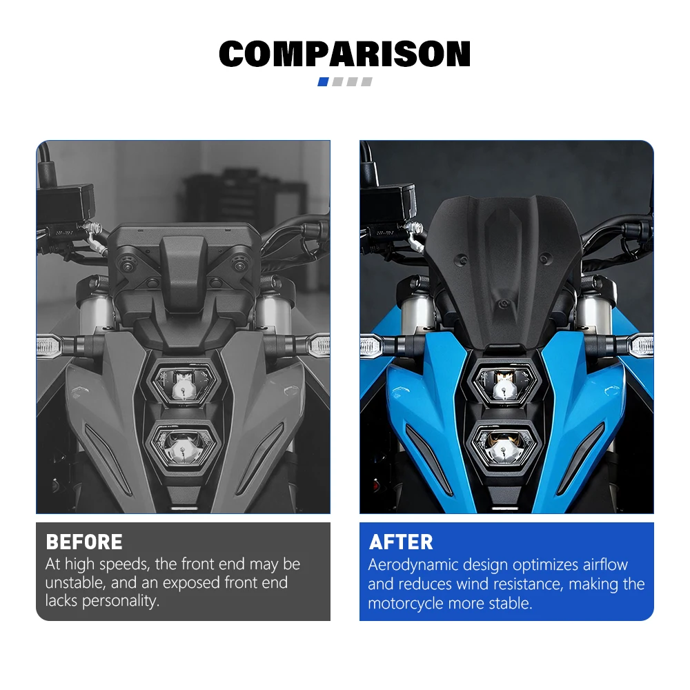 FOR SUZUKI GSX-8S GSX 8S GSX8S 2023- Motorcycle Small Sport WindScreen Windshield Deflector FLY SCREEN Motorcycle Accessories