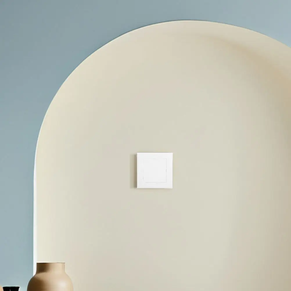 2Pcs ABS White Ceiling Inspection Port Cover Easy Install Access Panels Drywall Wall Hole Cover for Hvac Plumbing
