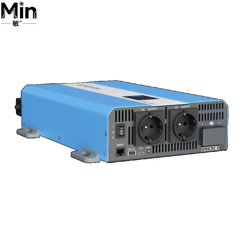 4080W Pure Sine Wave Inverter DC 12V 24V to AC Full-Rated Output Inverter for Home RV Camping  System
