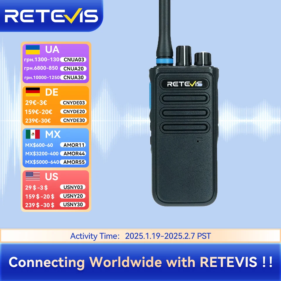 Retevis P1 DMR Digital Walkie Talkie Long Range Communication Radio Professional Walkie-Talkie UHF DMR Two-way Radio Transceiver