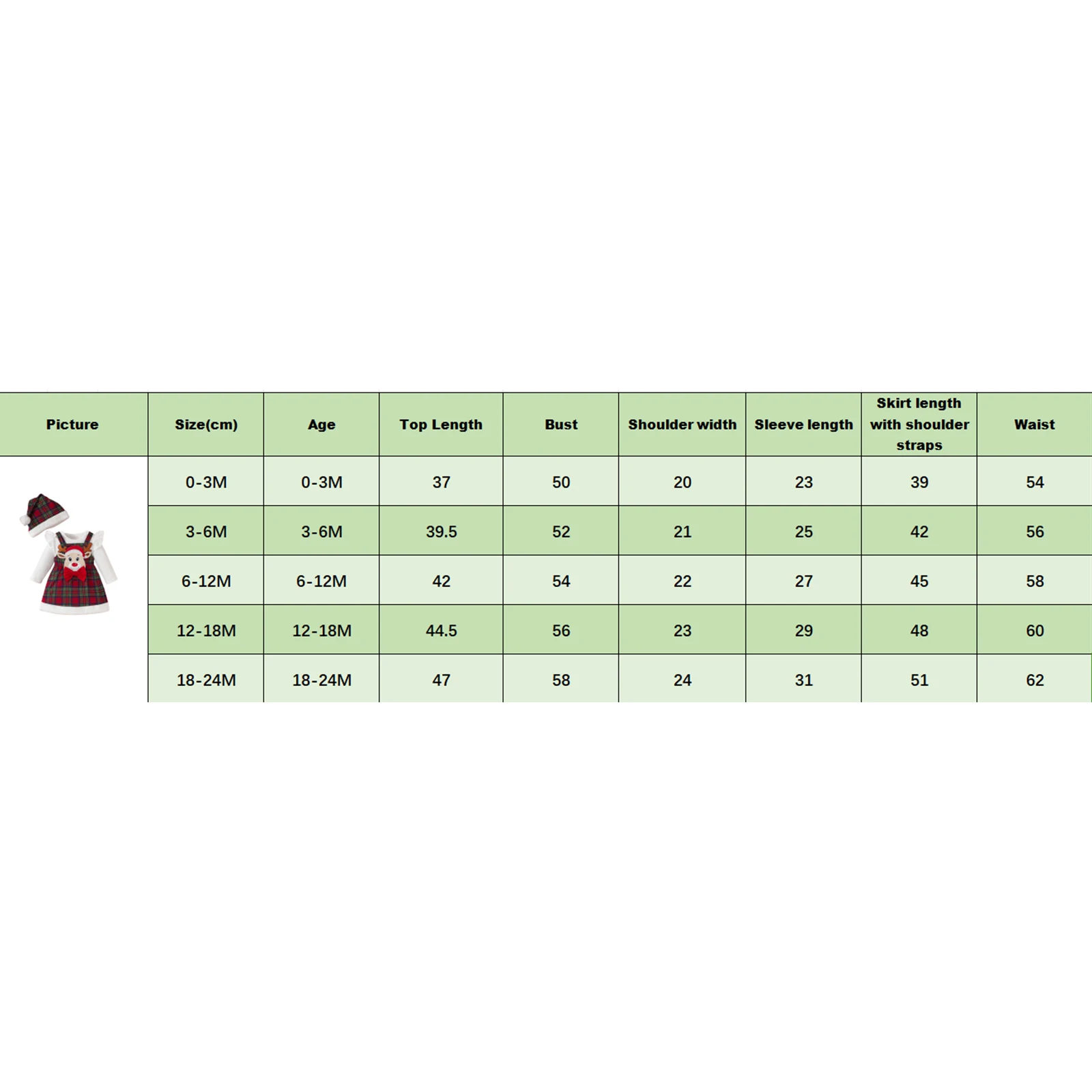 Baby Girl Christmas Outfits Solid Color Long Sleeve Romper Deer Embroidery Overalls Dress Hat 3Pcs Clothes Set