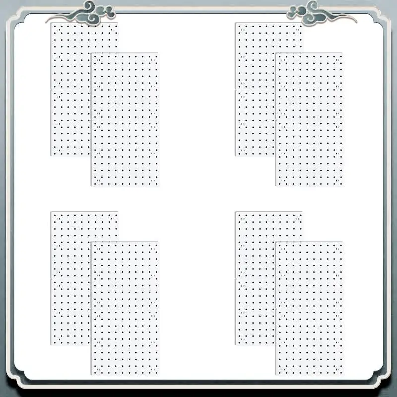 AC76-Pegboards, Pegboard Wall Organizer Panels, Peg Boards For Wall, Craft Room, Kitchen, Garage, Living Room,(16Pcs)