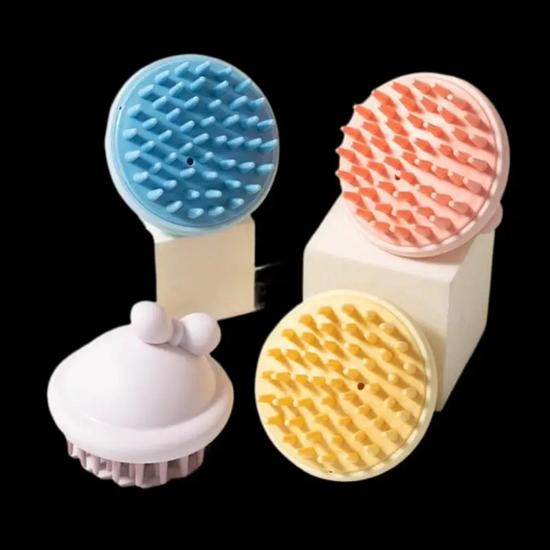 

Шампунь Массажер для кожи головы Массажная расческа для тела Щетки для массажа кожи головы Расческа Спа-массажная щетка двойного назначения для сухой и влажной уборки