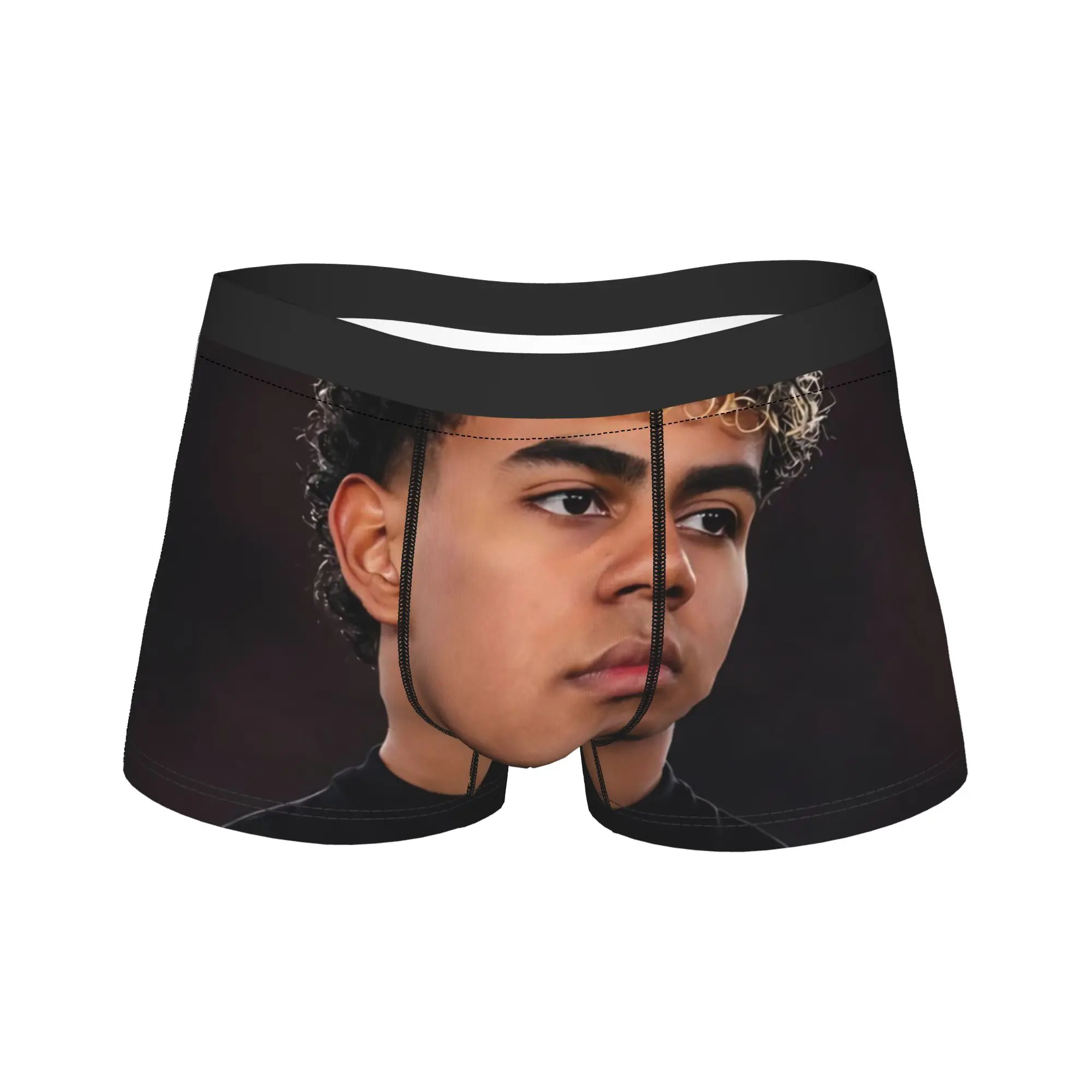 Men Yamals Funny Meme Long Underwear Spanish Football Sexy Boxer Briefs Shorts Panties Male Soft Underpants Plus Size