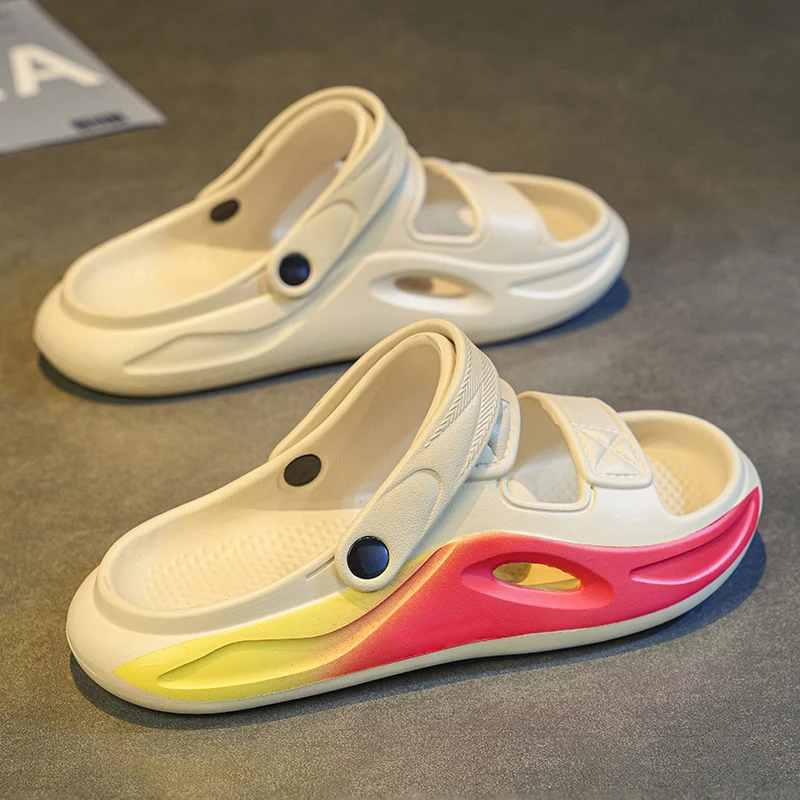 

Men's Summer Outdoor Slip-On Anti-Slip Soft Bottom Sandals Water Sports Beach Shoes Driving Comfortable Wearing Sensation
