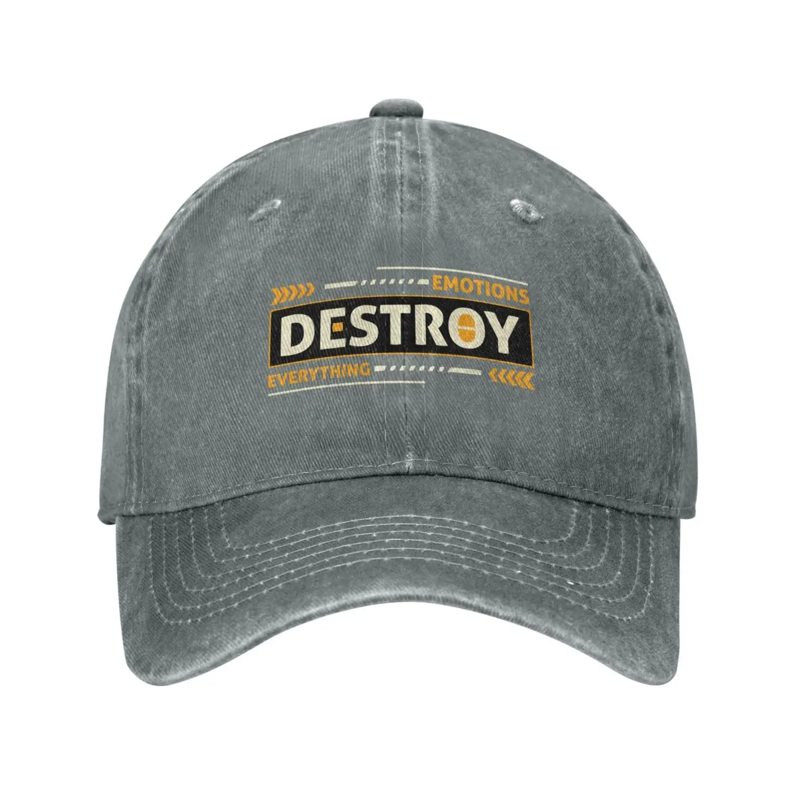 Emotions Destroy Everything Baseball Cap Women Men Hat Vintage Cowboy Hats Trucker Sun Hat