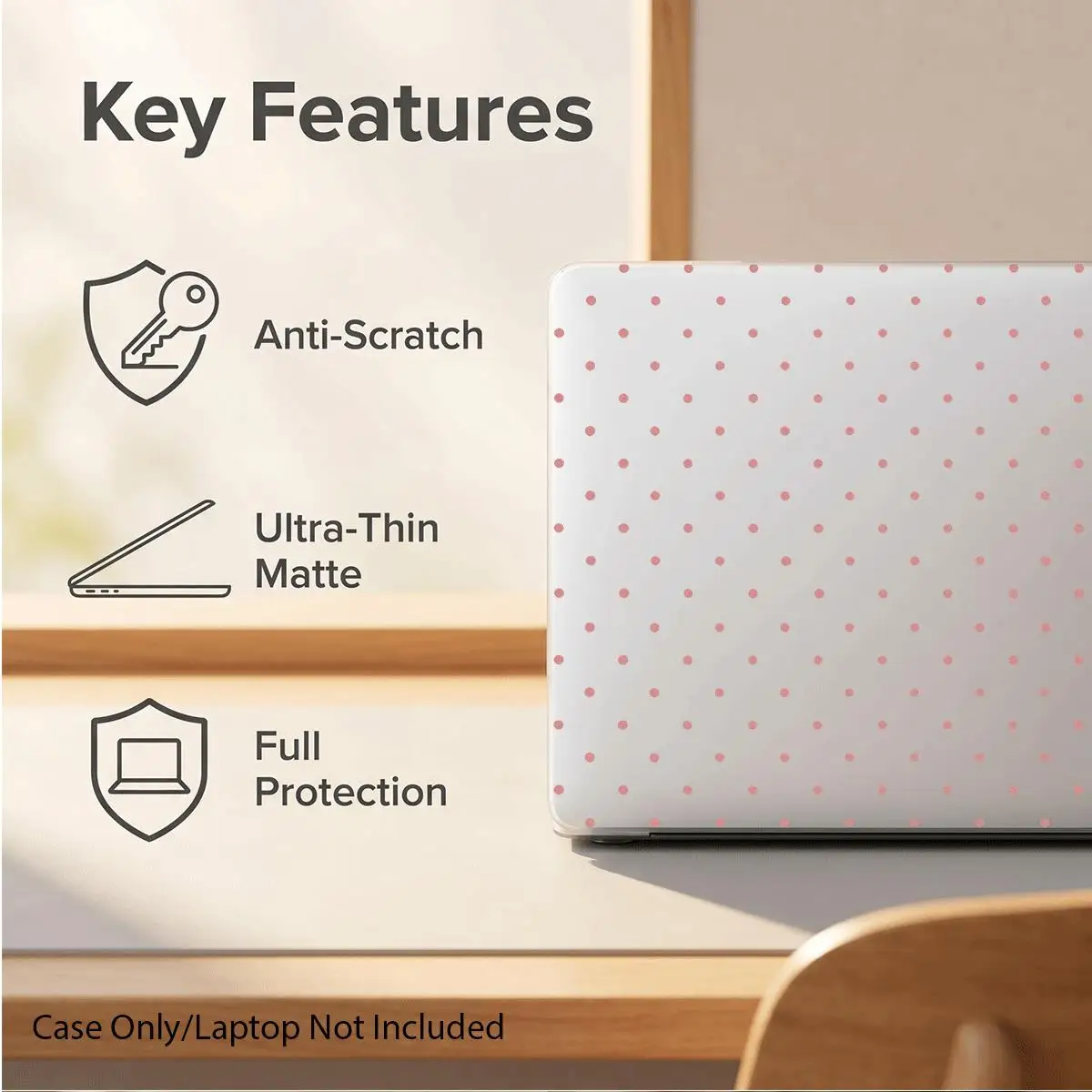 Case for MacBook,compatible with 13 Neo/13.3 Air/13.3 Pro/13.6Air/14.2 Pro/15Air/16.272Pro
