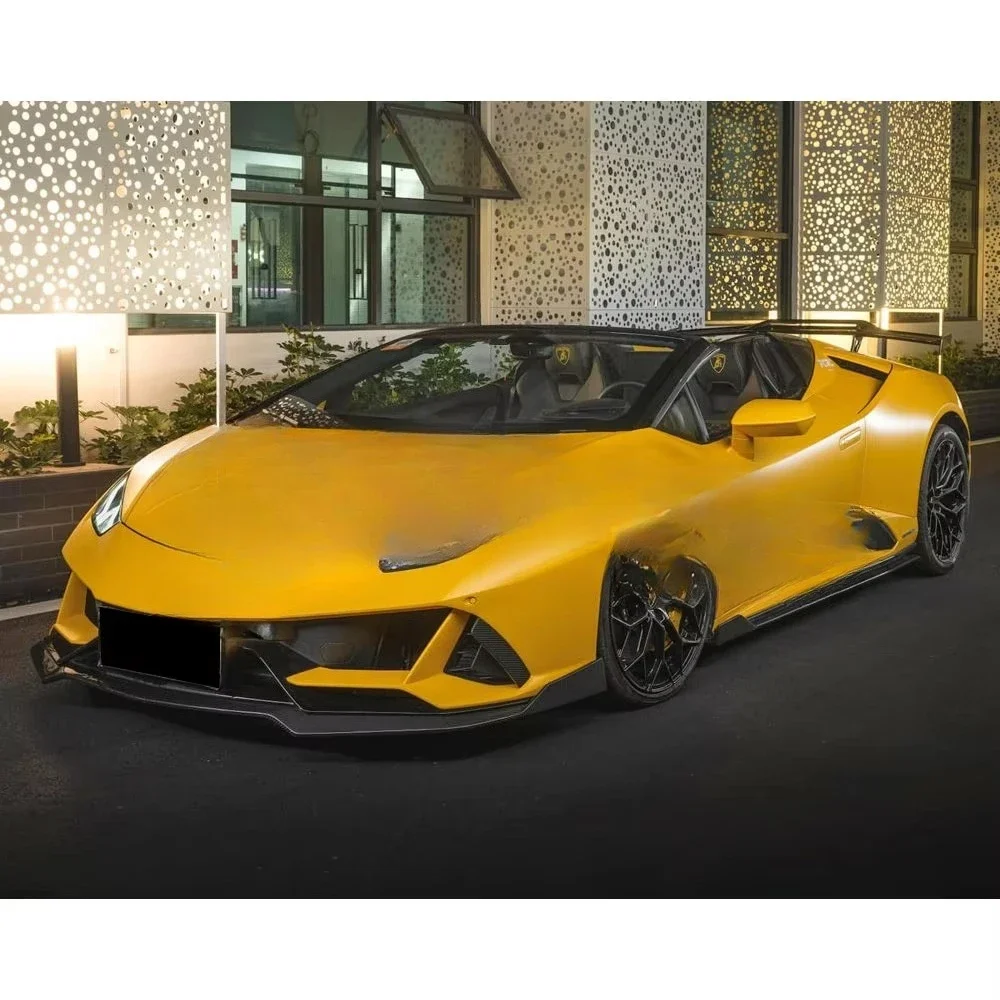 FULL Dry Carbon Fiber Front Lip For Huracan EVO