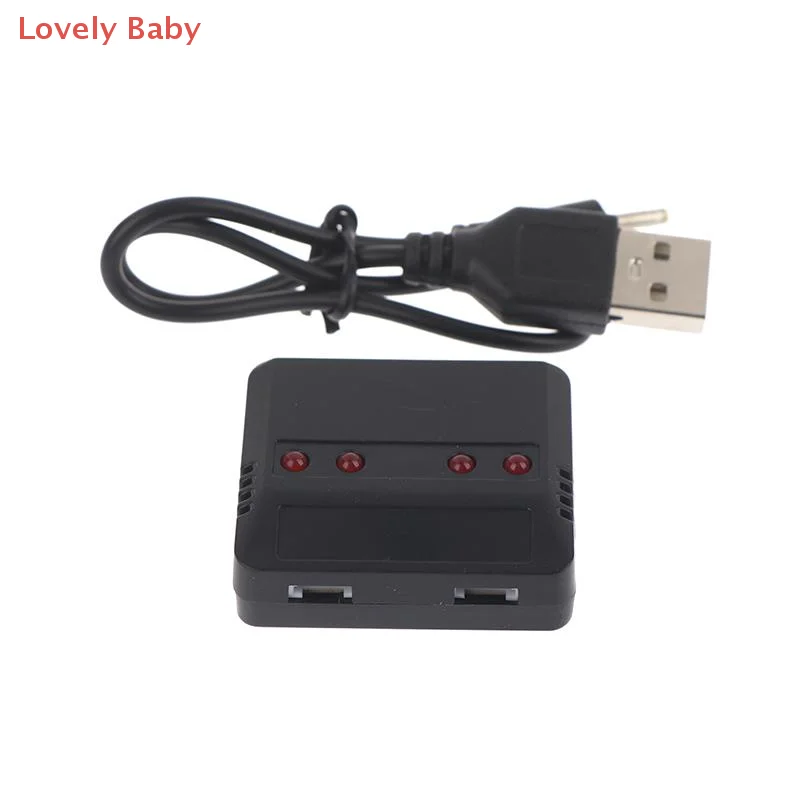 【BS】3.7 فولت يبو 4 في 1 شاحن USB ل E010 H31 X4 Syma X5SW X5C X5HW RC قارب سيارة مروحية لعبة بدون طيار أجزاء الملحقات