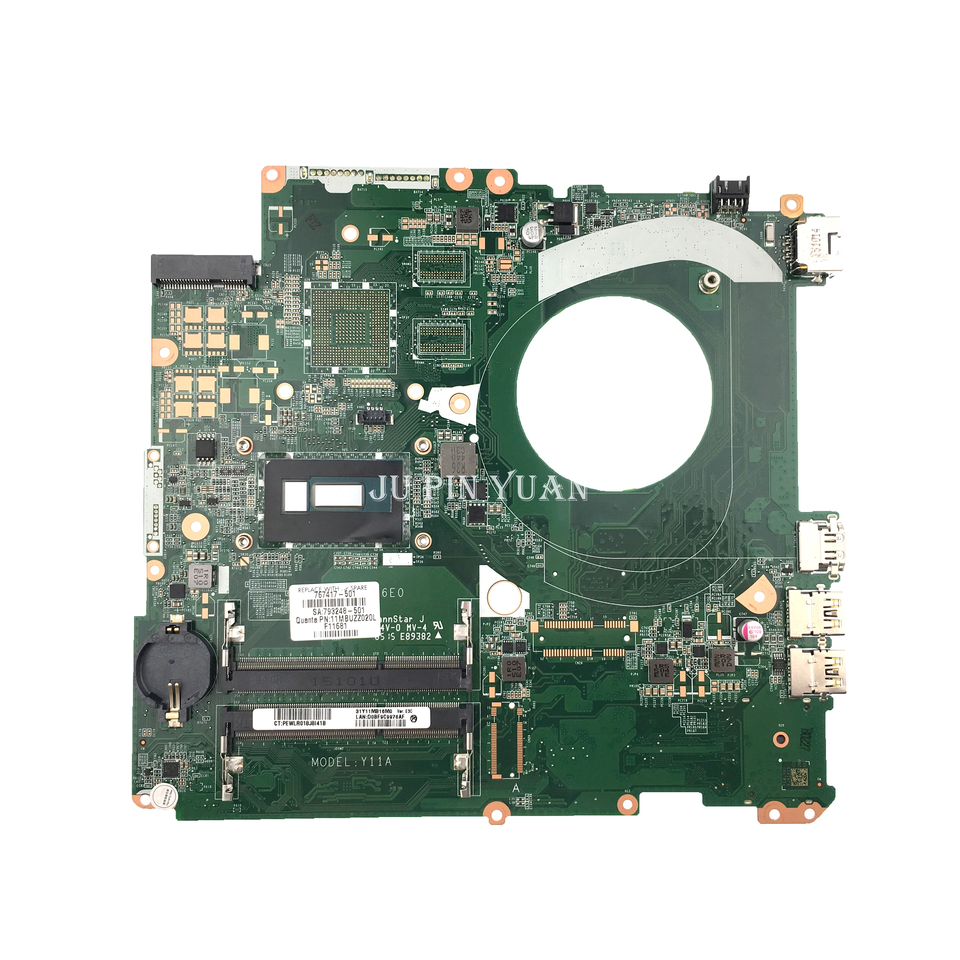 Imagem -05 - Placa-mãe Portátil para hp Pavilion Mainboard I55200u 100 Testado Day11amb6e0 17t-f 17-f 17-f 767417-501 767417601 Day11amb6e0